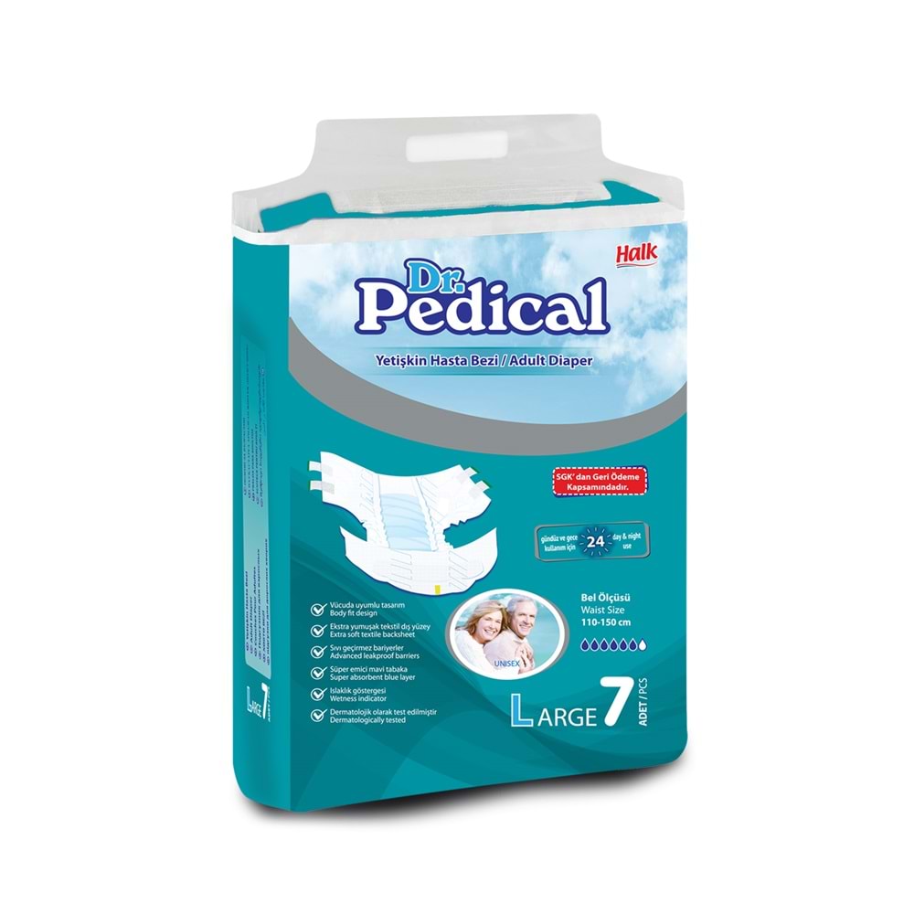 Dr. Pedical Hasta Bezi Bağlamalı Large 7 Adet