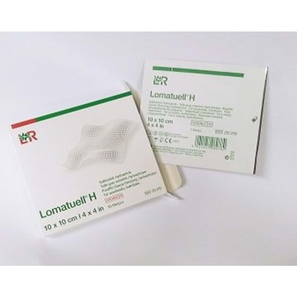 LR Lomatuell H Yapışkansız Hidrofobik Merhemli Tül Örtü 10X10Cm