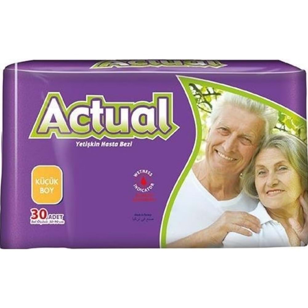 Actual Hasta Bezi Bağlamalı 30 Adet Small