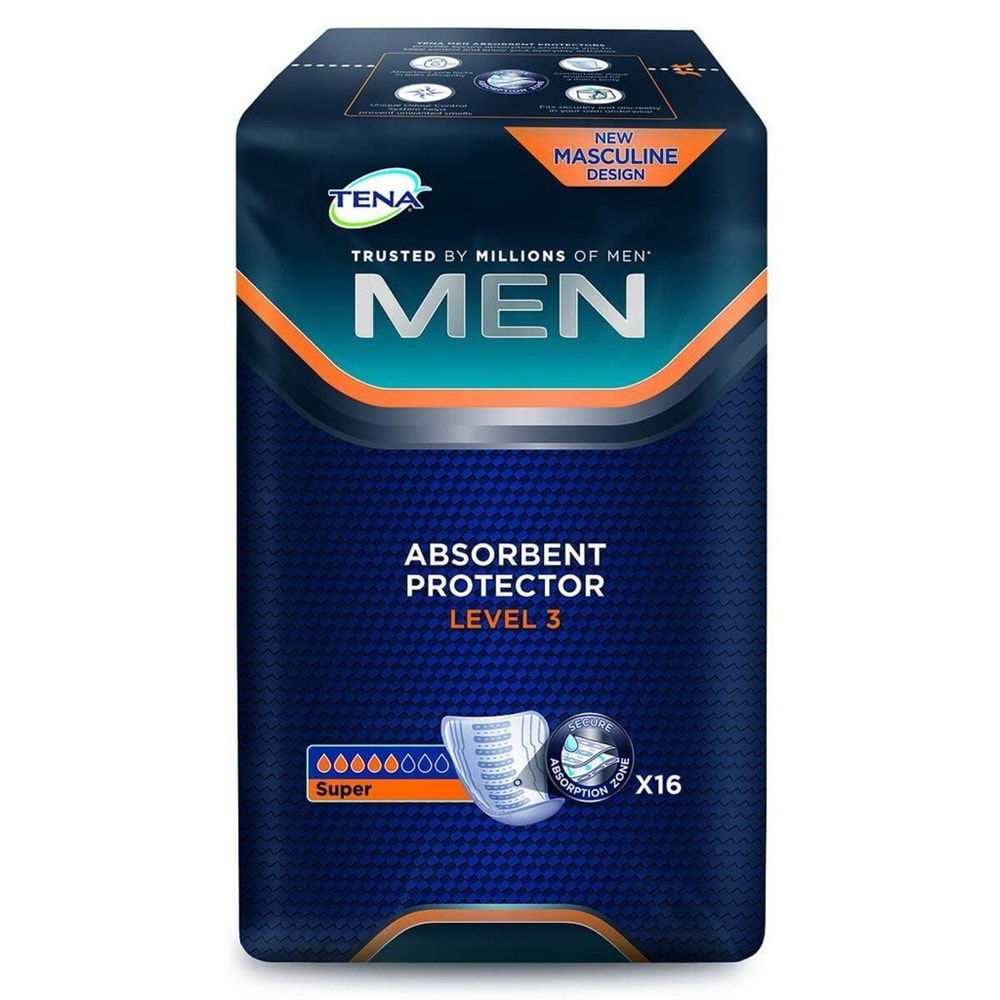 Tena Erkek Mesane Pedi Level 3 16 Adet