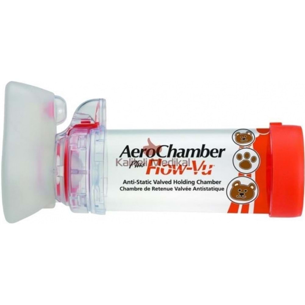 Aero Chamber Plus Flow-Vu Turuncu