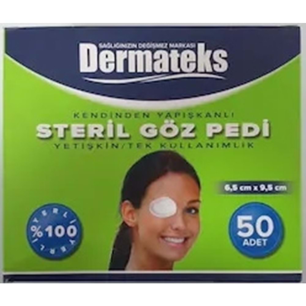 Dermateks Göz Pedi Yetişkin 5,5x9 Cm 50 Adet