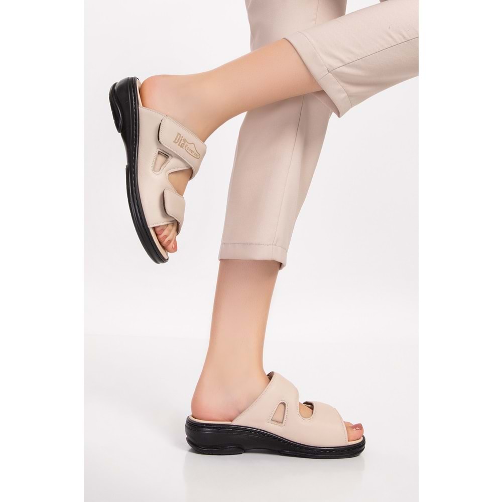 Dia Comfort Ortopedik Bayan Terlik - Krem - 41