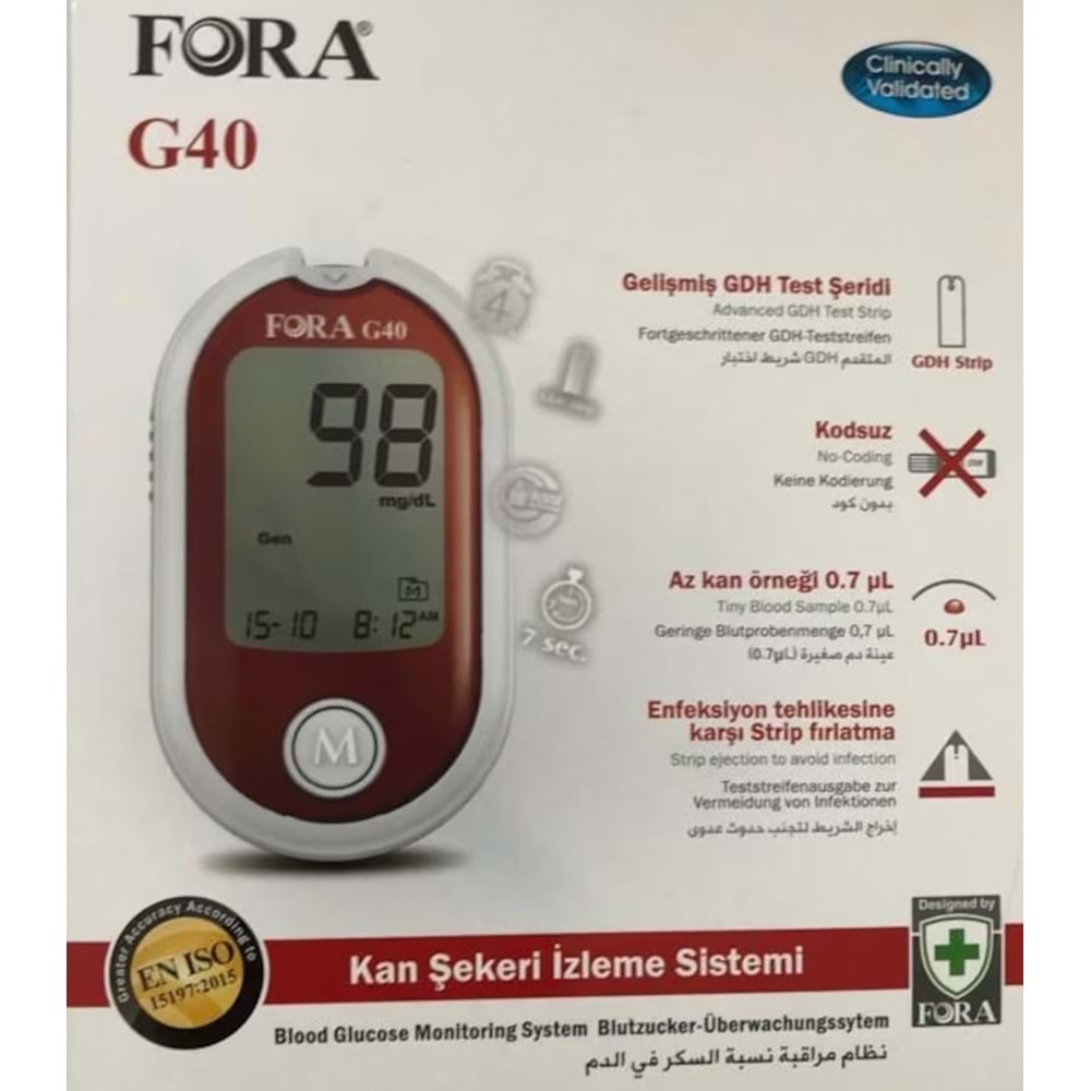 Fora Şeker Ölçüm Cihazı G40