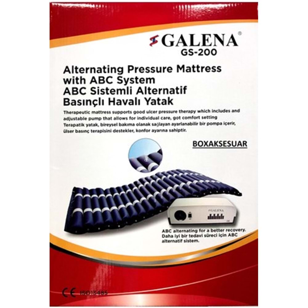 Galena Boru Tipi Havalı Yatak ABC Sistemli Alternatif Basınçlı GS-200