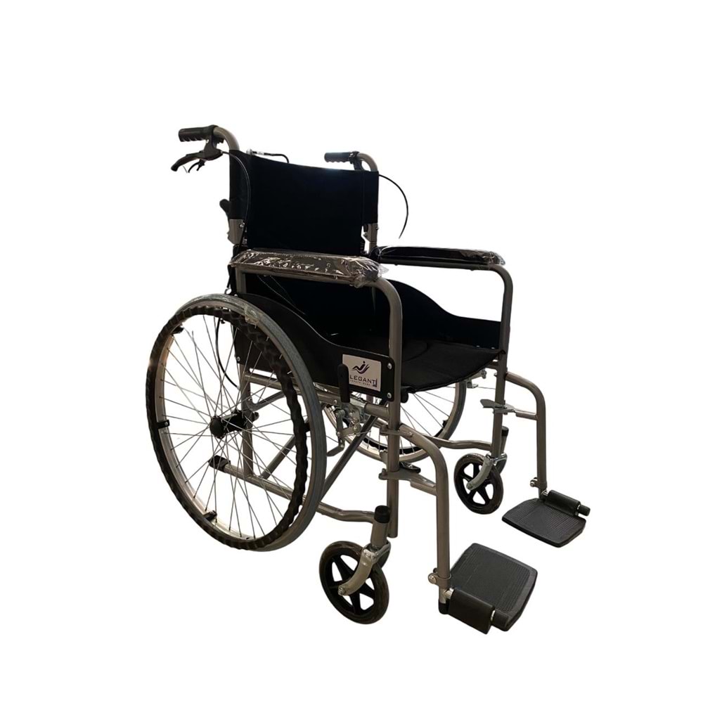 Elegant Manuel Tekerlekli Sandalye Özellikli Gri