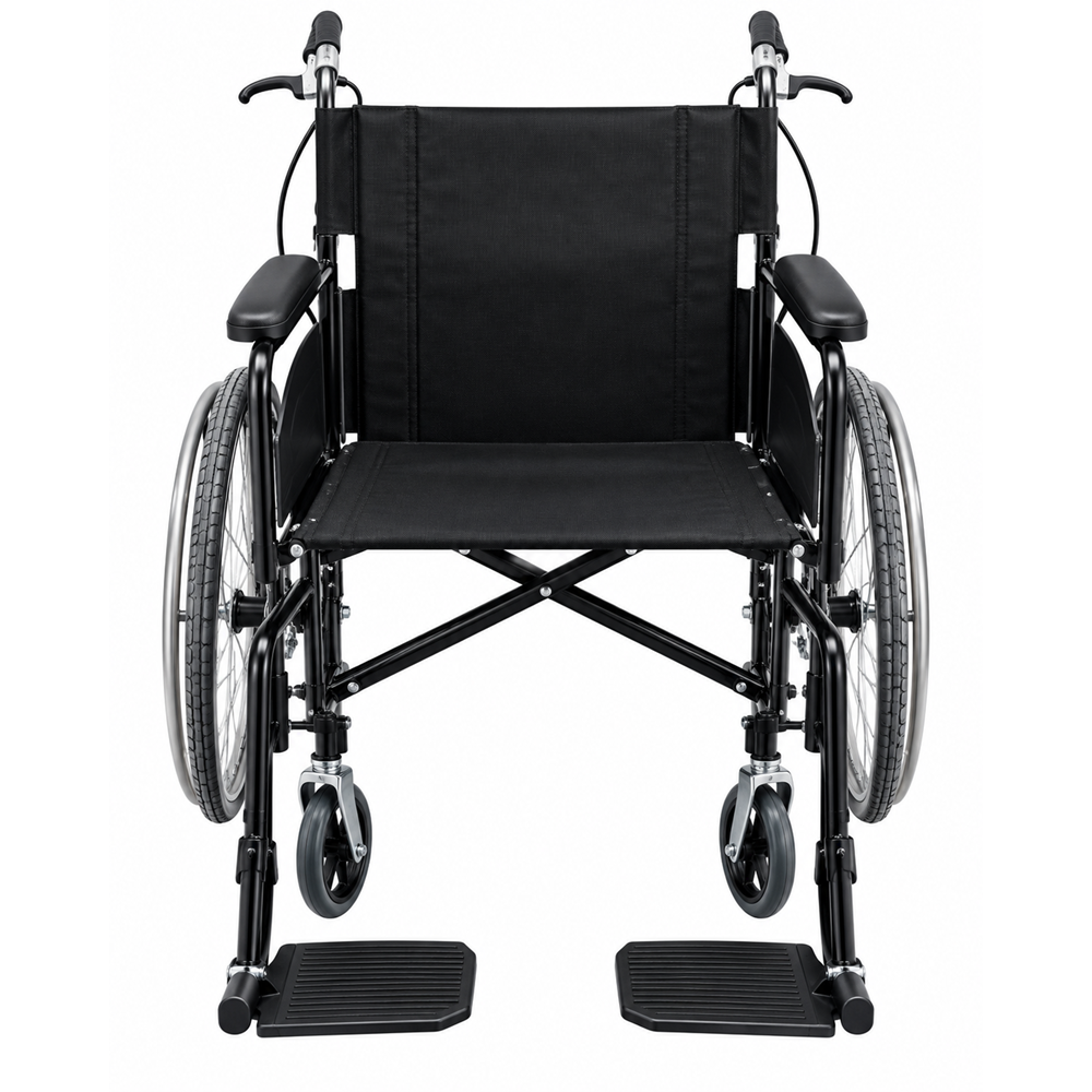 Elegant Manuel Tekerlekli Sandalye Özellikli Siyah