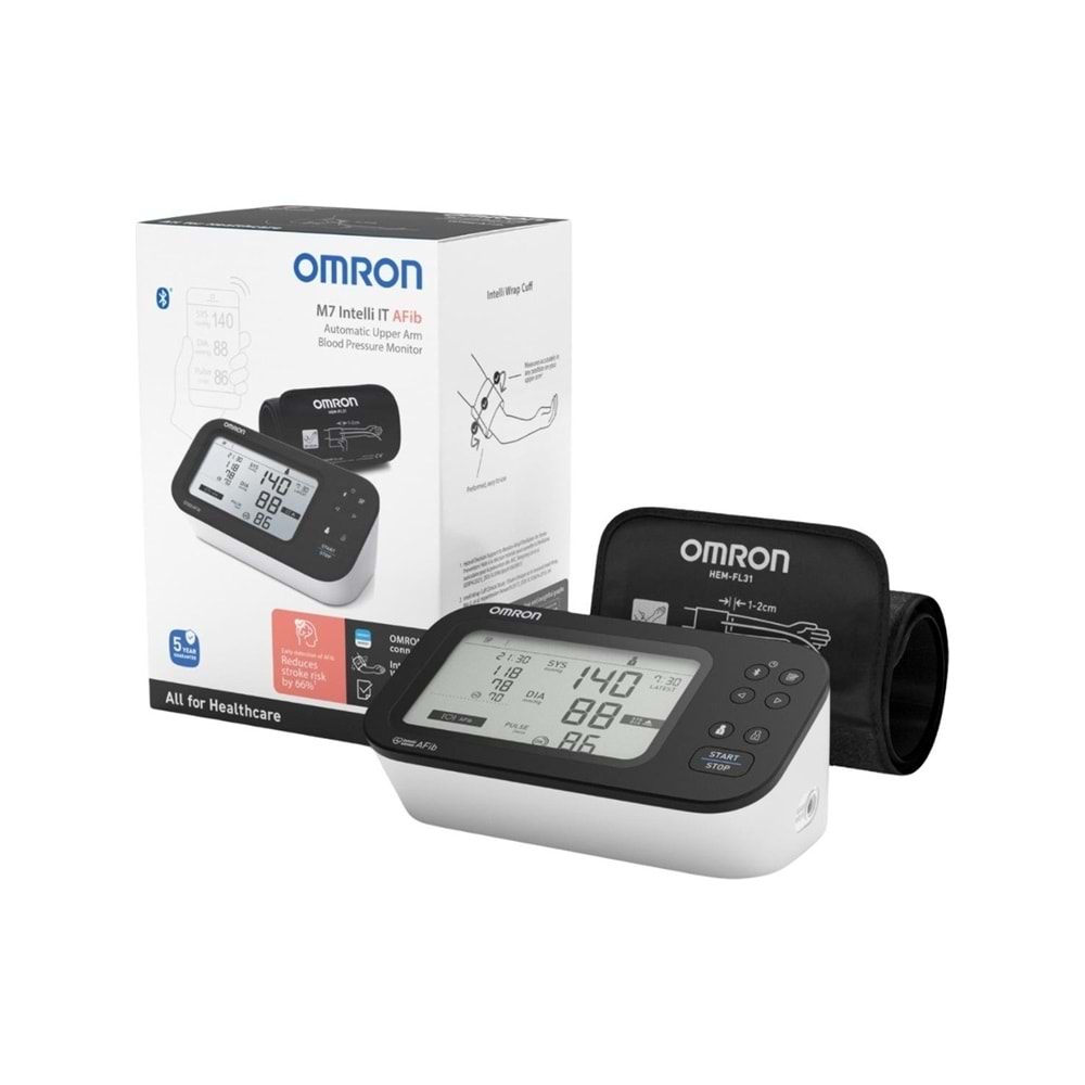 Omron M7 Tansiyon Aleti HEM-7380 T1-EBK