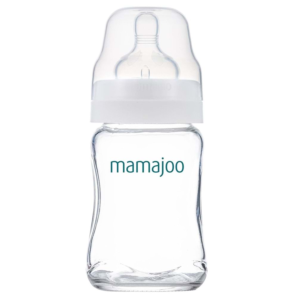 Mamajoo Cam Biberon&Biberon Emziği 180 Ml - No: 1