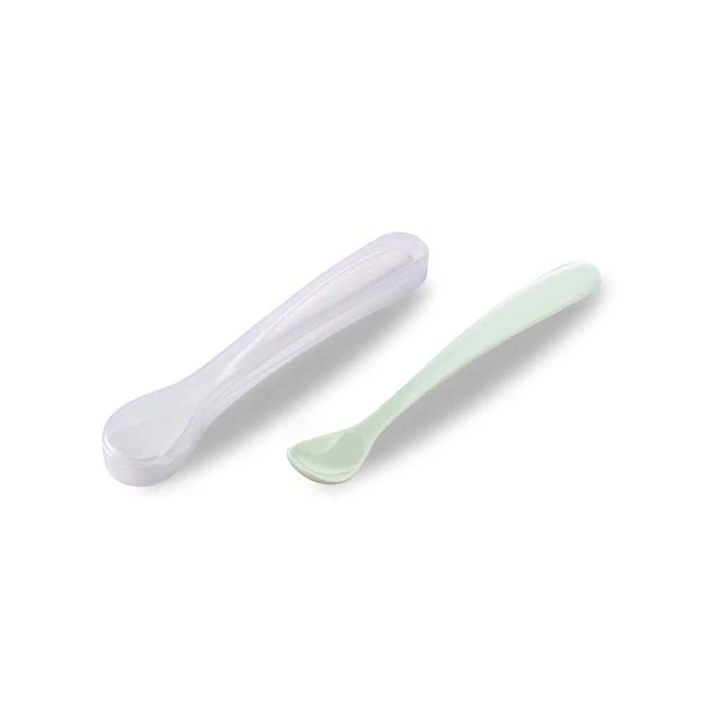 Mamajoo 2xBeslenme Kaşığı Powder Green&Saklama Kutusu