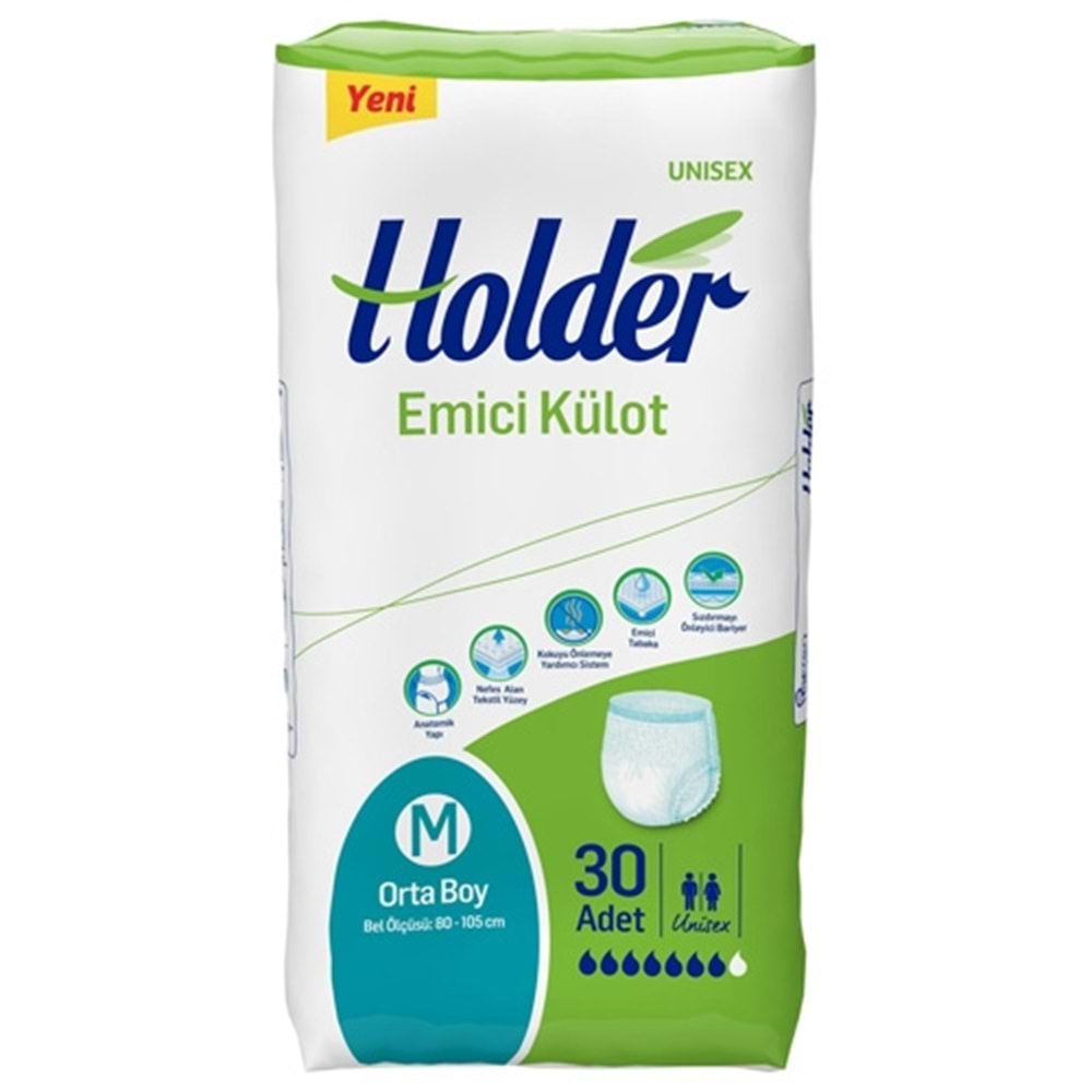 Holder Hasta Bezi Külot 30 Adet Medium