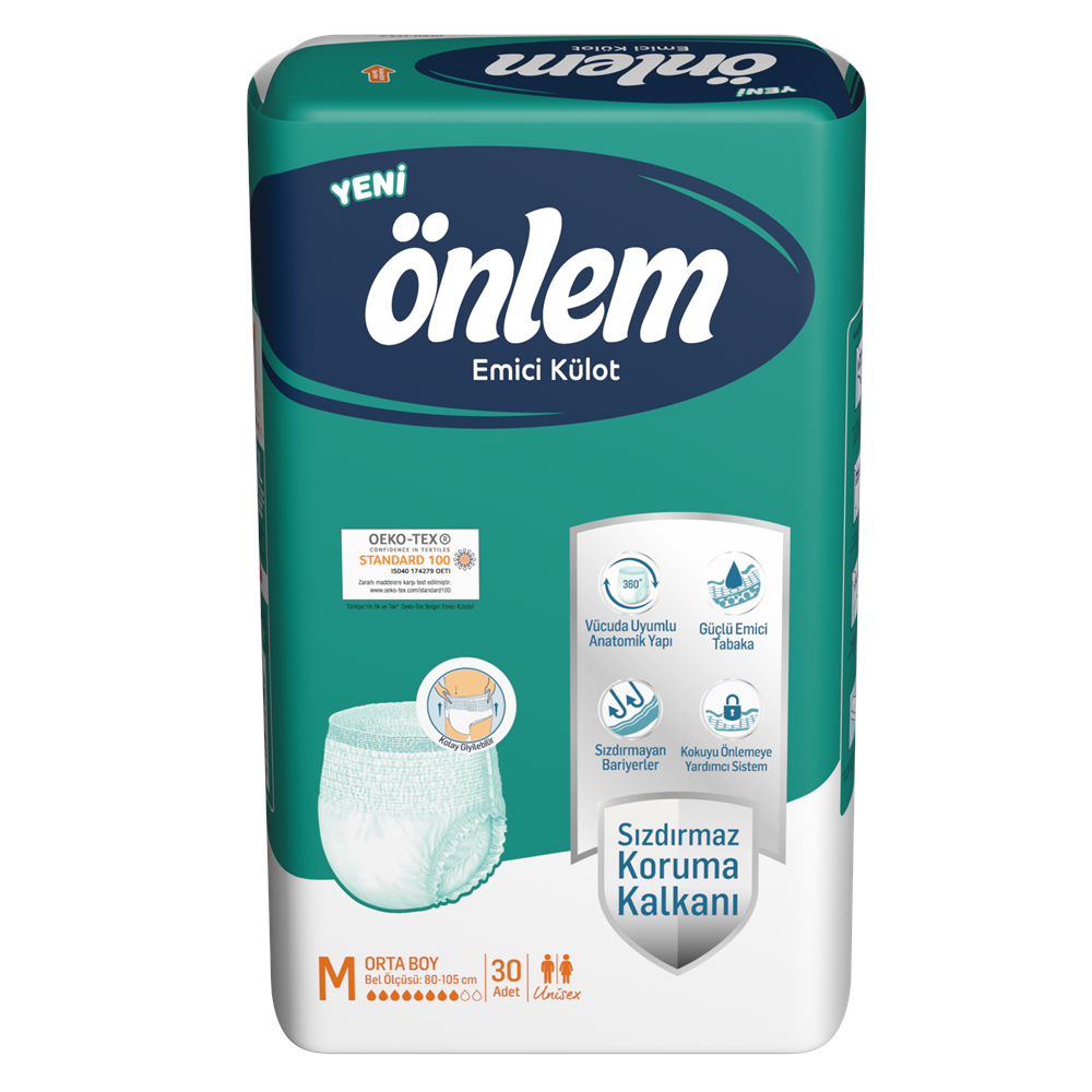 Önlem Hasta Bezi Külot 30 Adet Medium