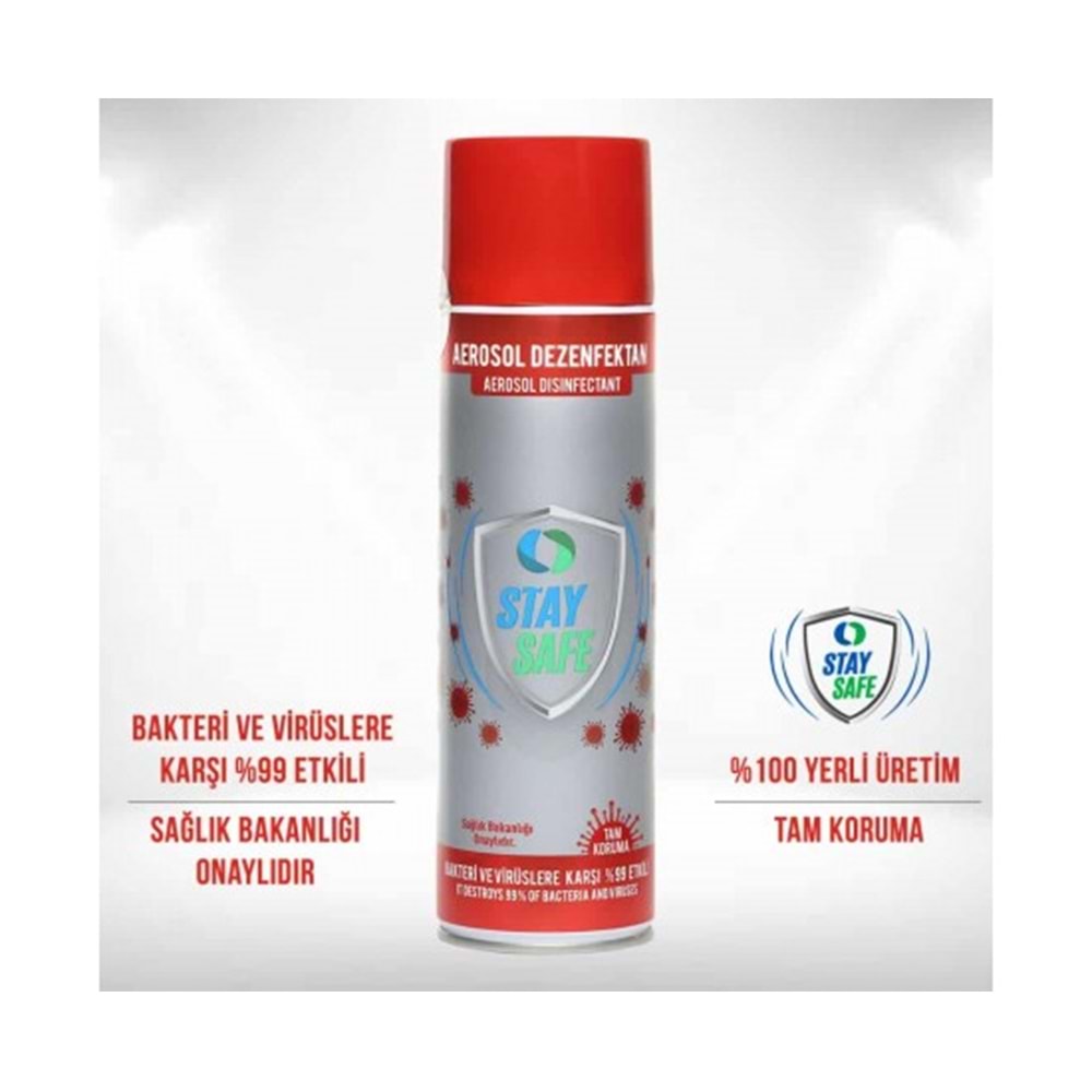 Stay Safe Aerosol Ortam Dezenfektanı 150 Ml