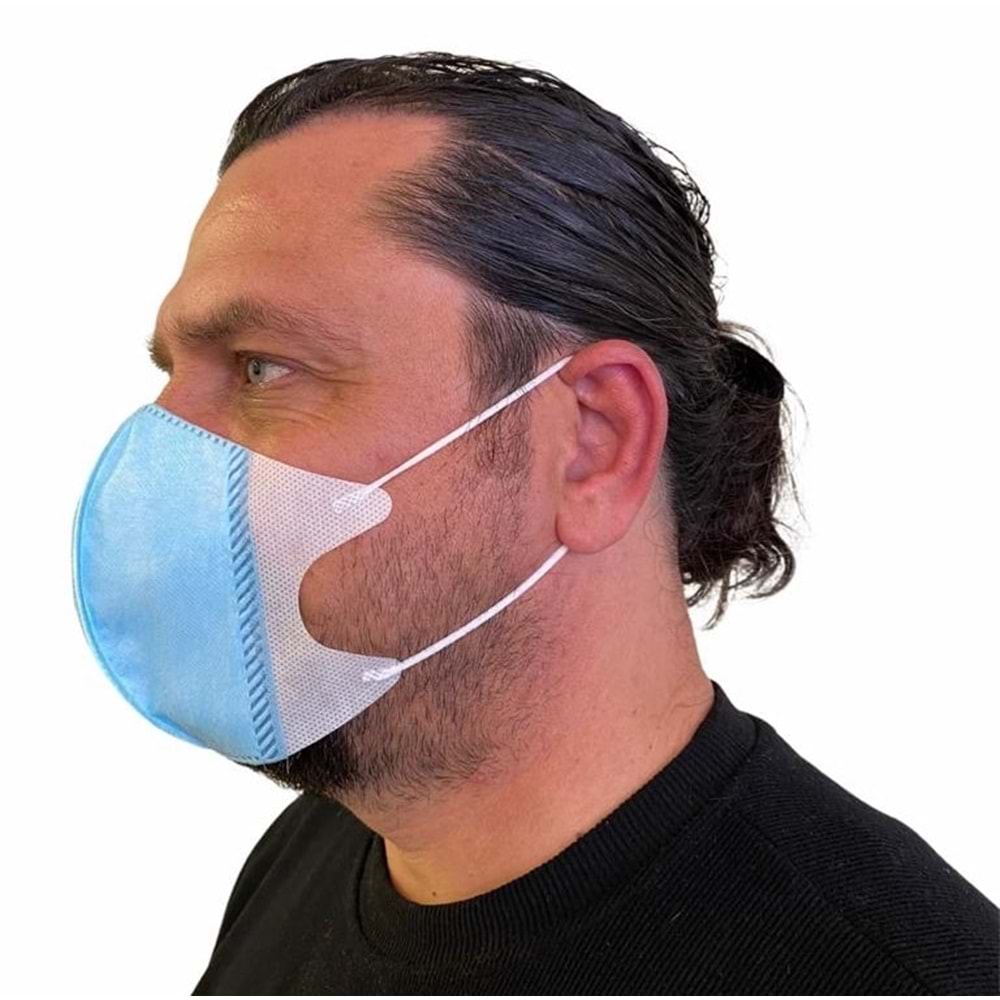 Corelife Meltblown 4 Katlı Yetişkin Maske Mavi 50 Adet
