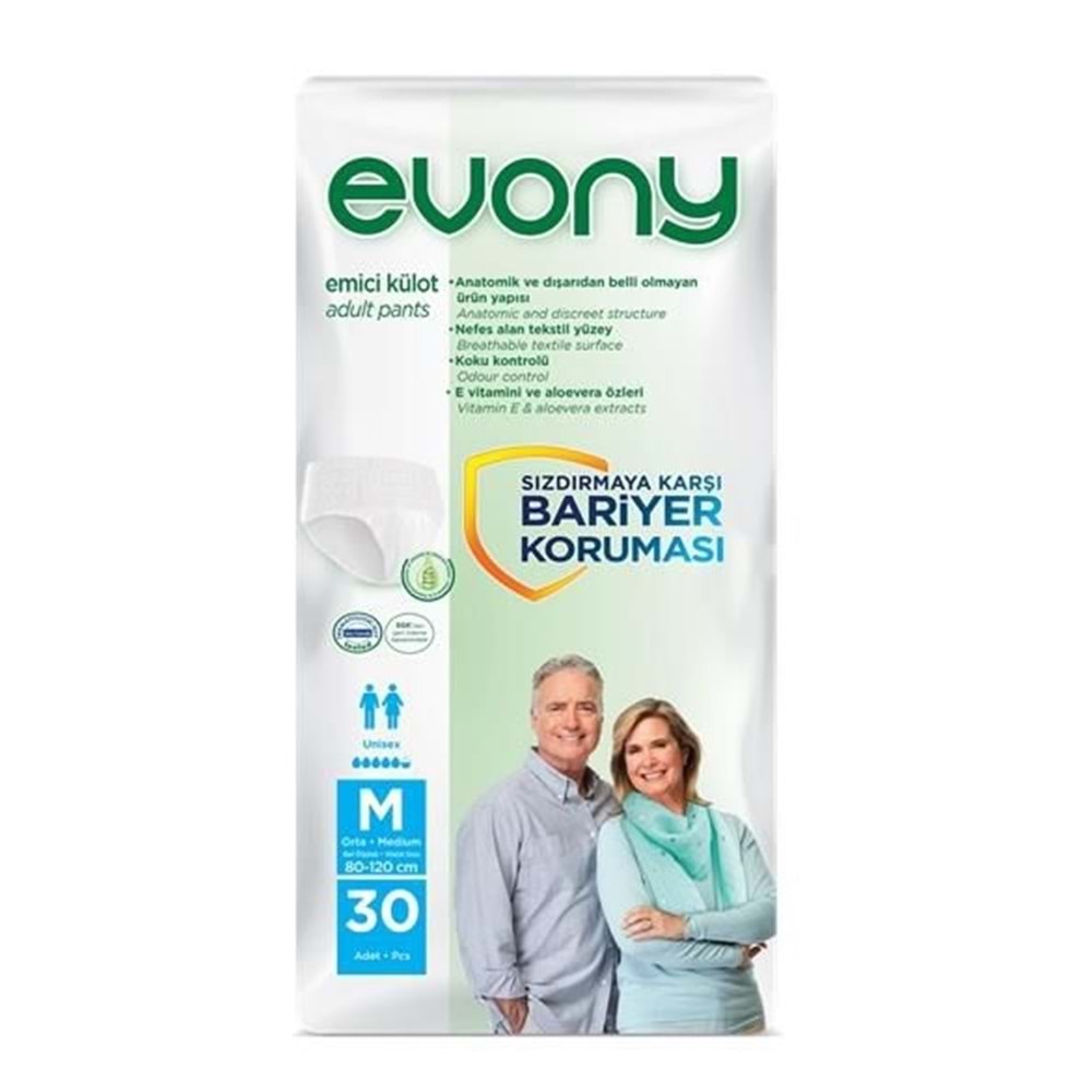 Evony Hasta Bezi Külot 30 Adet Medium