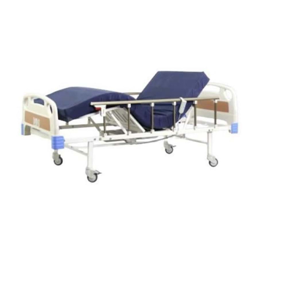 Elegant Hasta Karyolası 2 Motorlu ABS Başlık Tabanca Korkuluklu