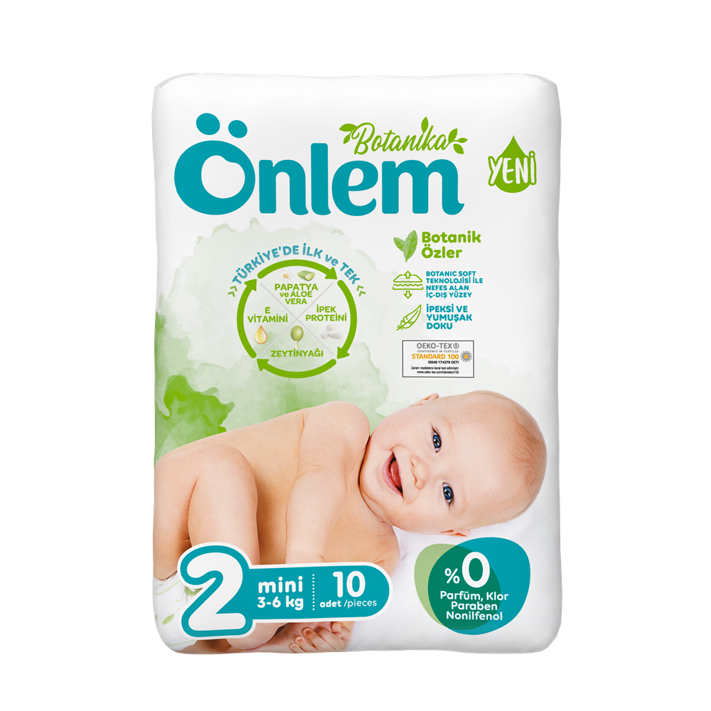 Önlem Çocuk Bezi Bağlamalı No:2 10 Adet