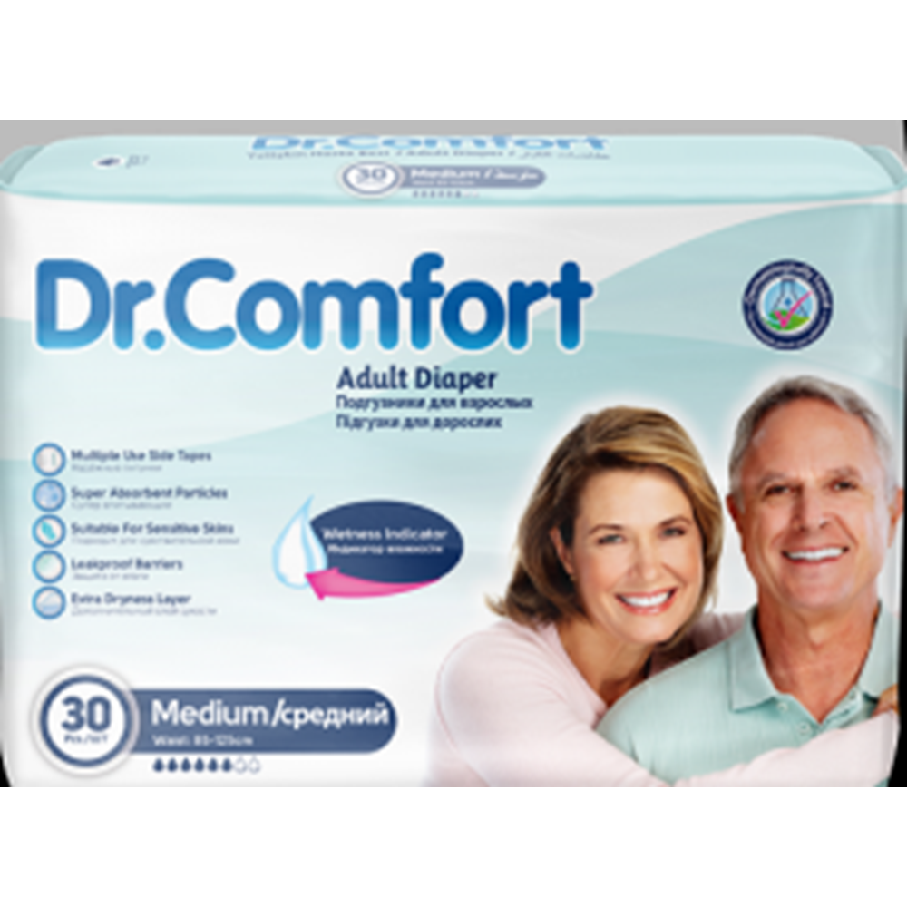 Dr. Comfort Hasta Bezi Bağlamalı Medium 30 Adet