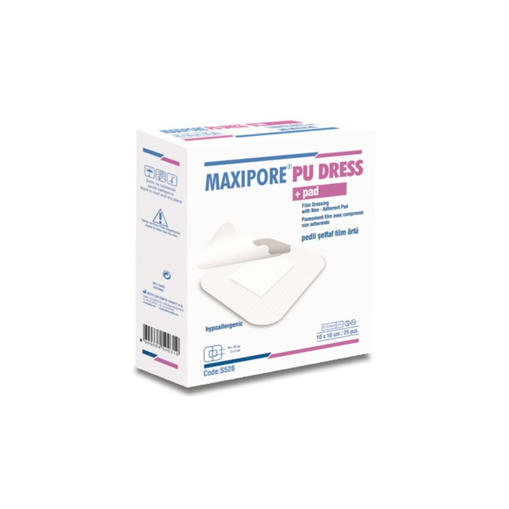 Maxipore Pedli Şeffaf Film Örtü 9X20 Cm