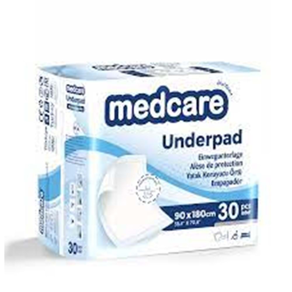 Medcare Yatak Koruyucu 90X180 Cm 30 Adet