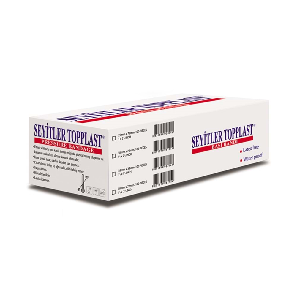 Seyitler Topplast Bası Bandı 38mm X 72mm