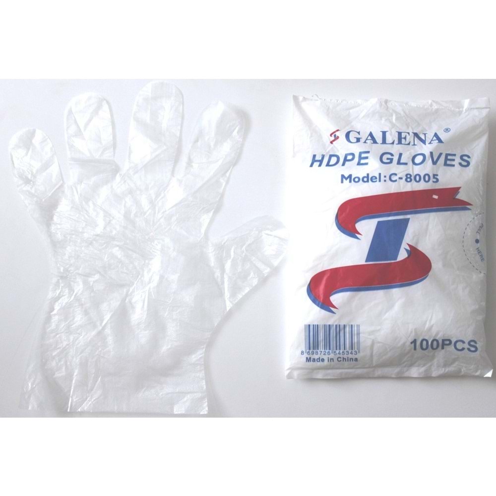 Galena Atılabilir Poşet Eldiven 100 Adet