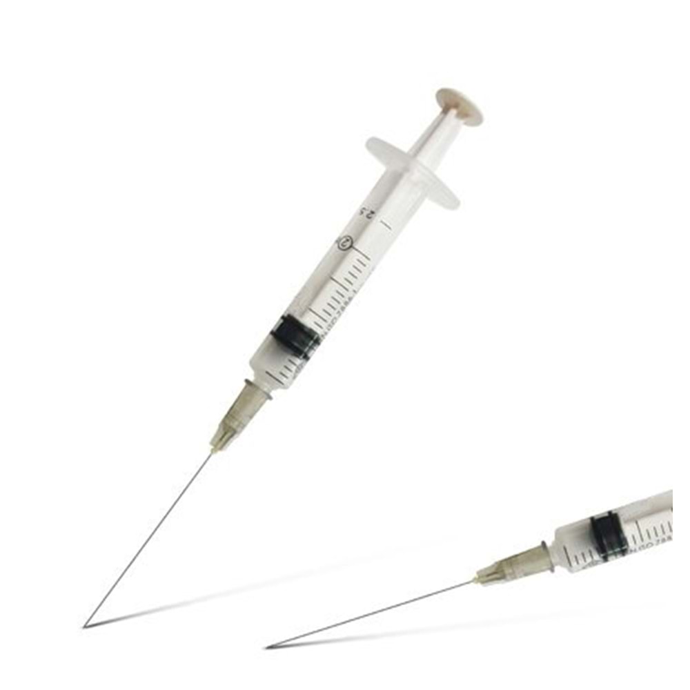 Genject Dental Enjektör 2,5 CC 3P 27Gx50 MM Kilitli Luverlock