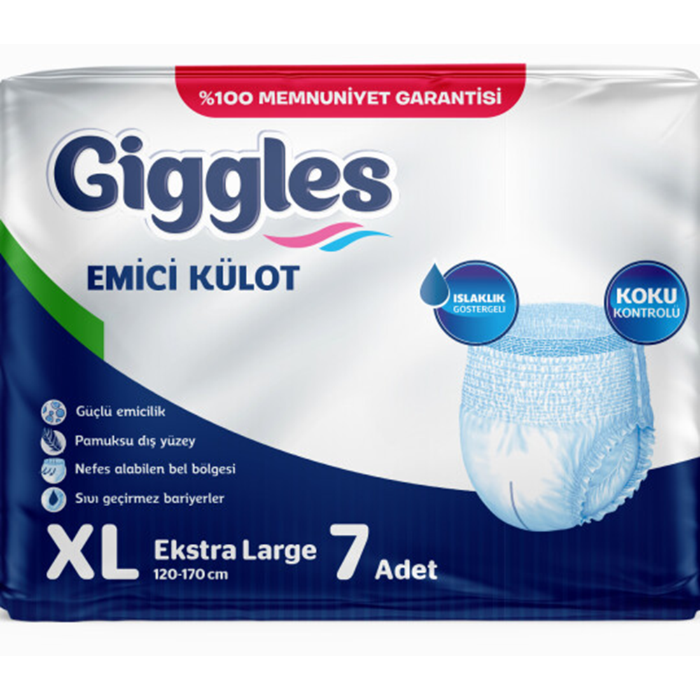 Giggles Hasta Bezi Külot XL 7 Adet