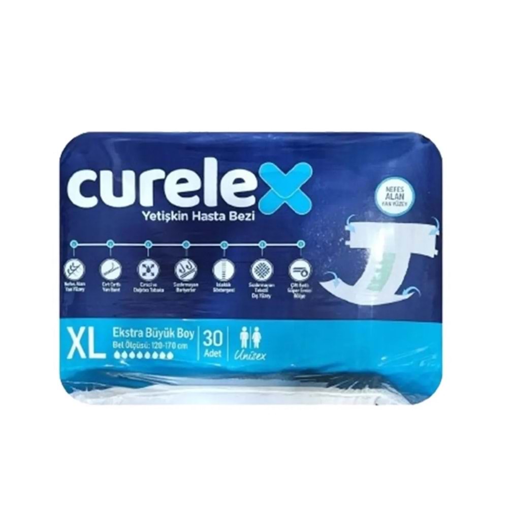Curelex Bağlamalı 30 Adet XLarge