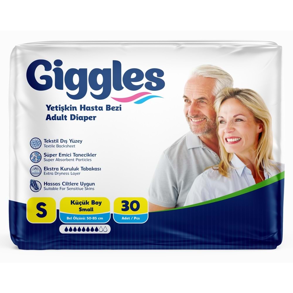 Giggles Hasta Bezi Bağlamalı Small 30 Adet