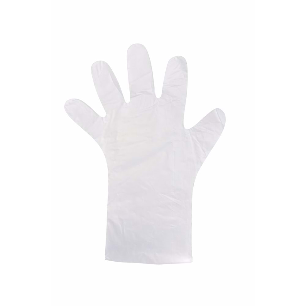 Green Family Hibrit Eldiven 100 Adet - Şeffaf - S