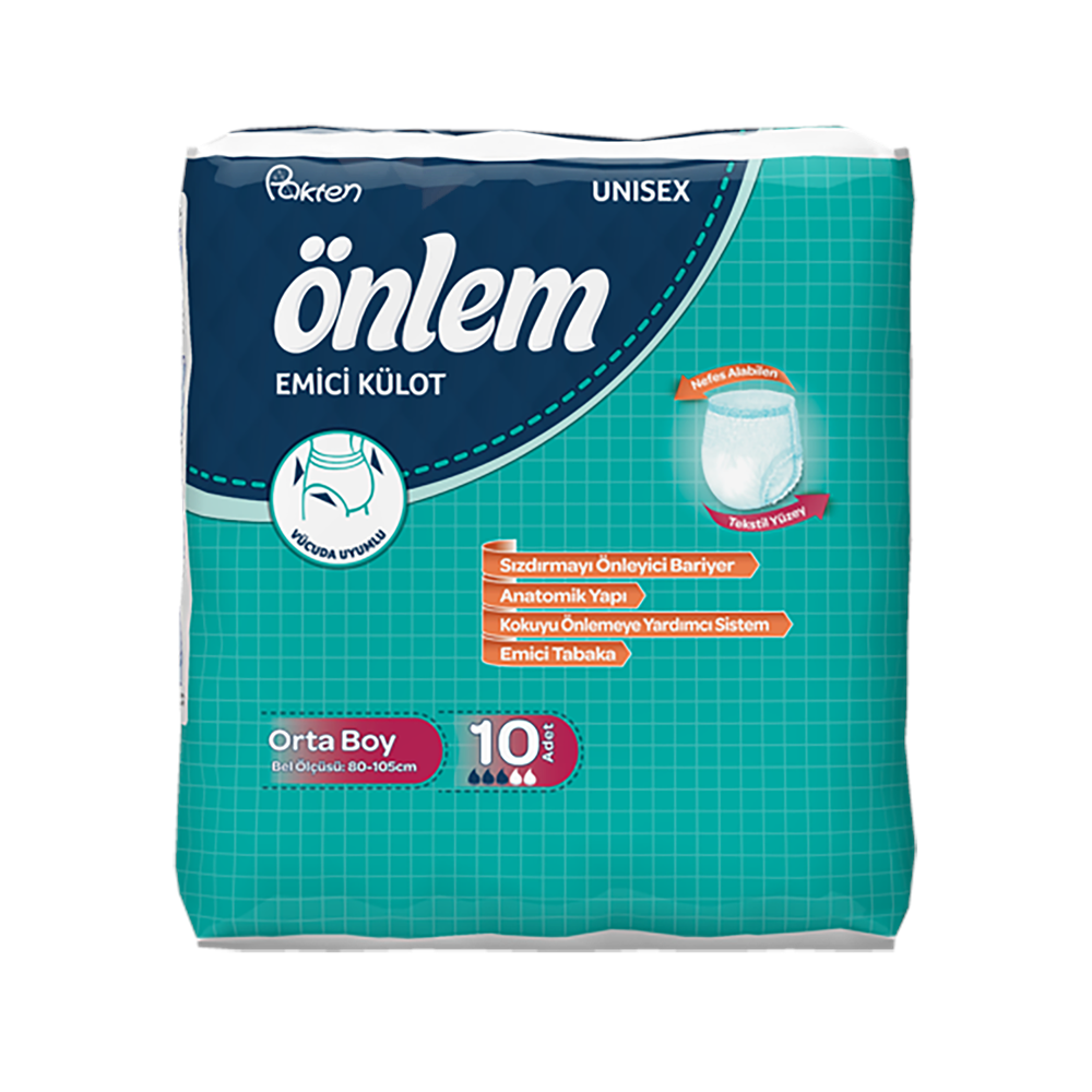 Önlem Hasta Bezi Külot Medium 10 Adet