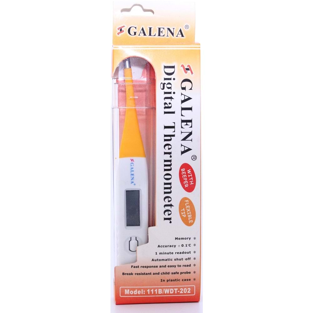 Galena Dijital Beden Derecesi Esnek Uçlu