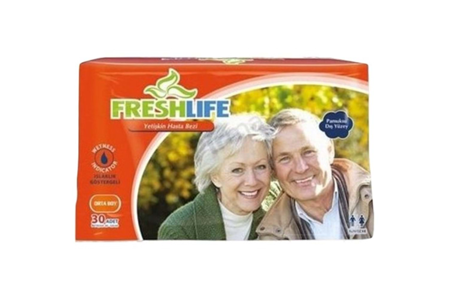 Freshlife Hasta Bezi Bağlamalı 30 Adet Medium