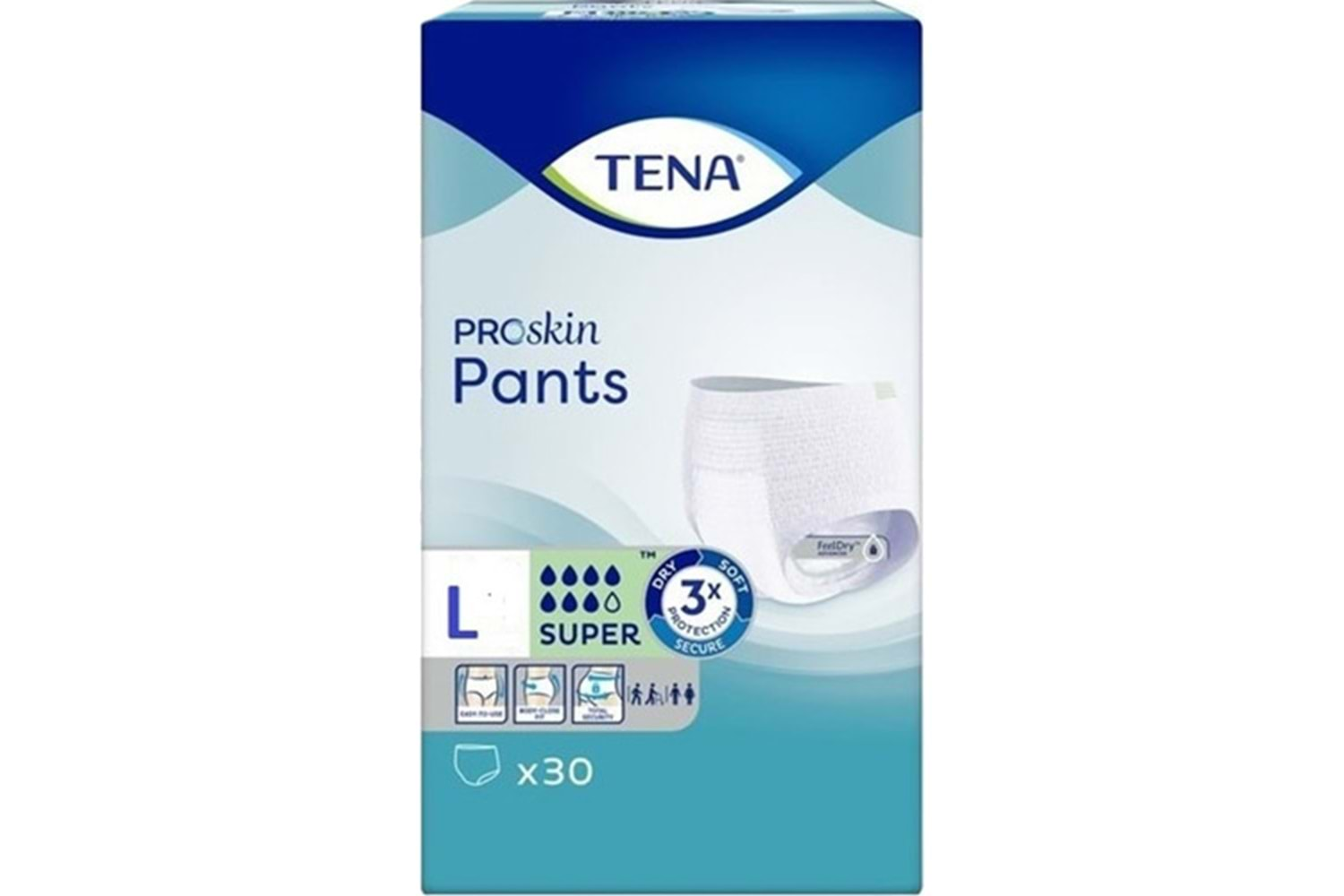 Tena Pants Super Külot 30 Adet Large (7 Damla)