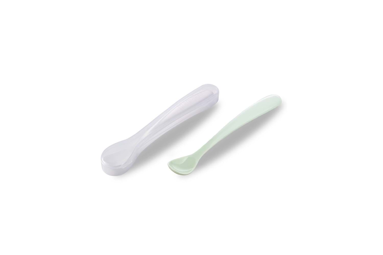 Mamajoo 2xBeslenme Kaşığı Powder Green&Saklama Kutusu