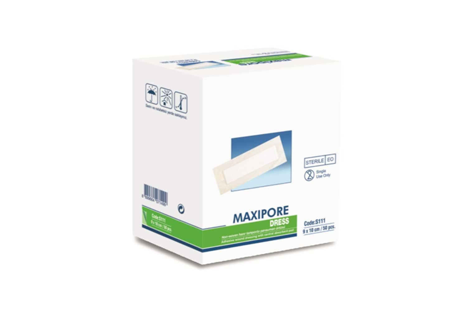 Maxipore Non-woven Yara Örtüsü 9cmX10cm