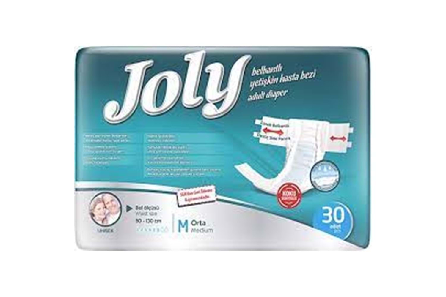 Joly Bağlamalı Hasta Bezi 30 Adet Medium