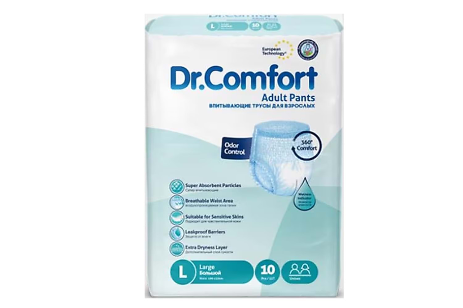 Dr. Comfort Hasta Bezi Külot Large 10 Adet