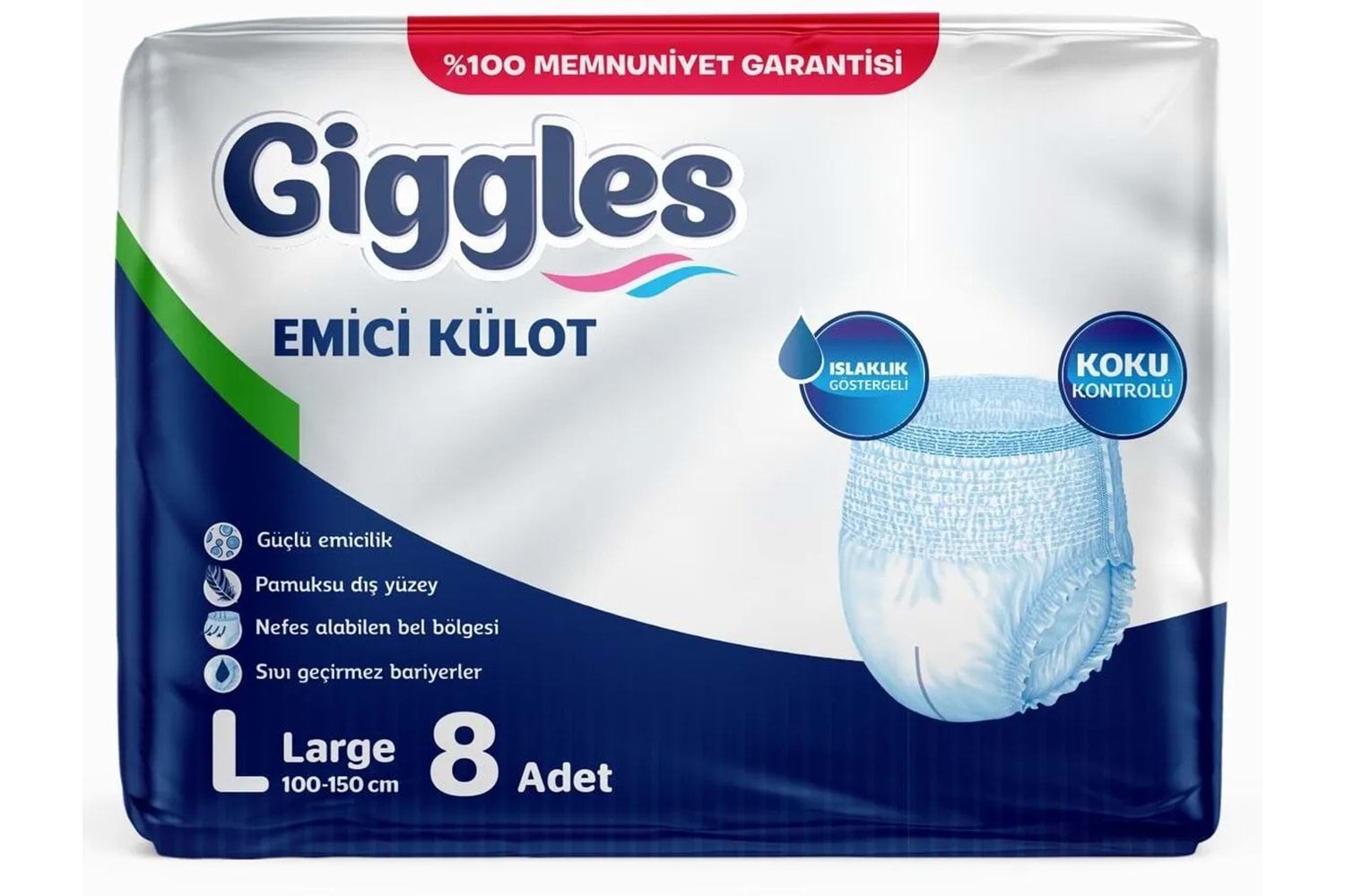 Giggles Hasta Bezi Külot Large 8 Adet