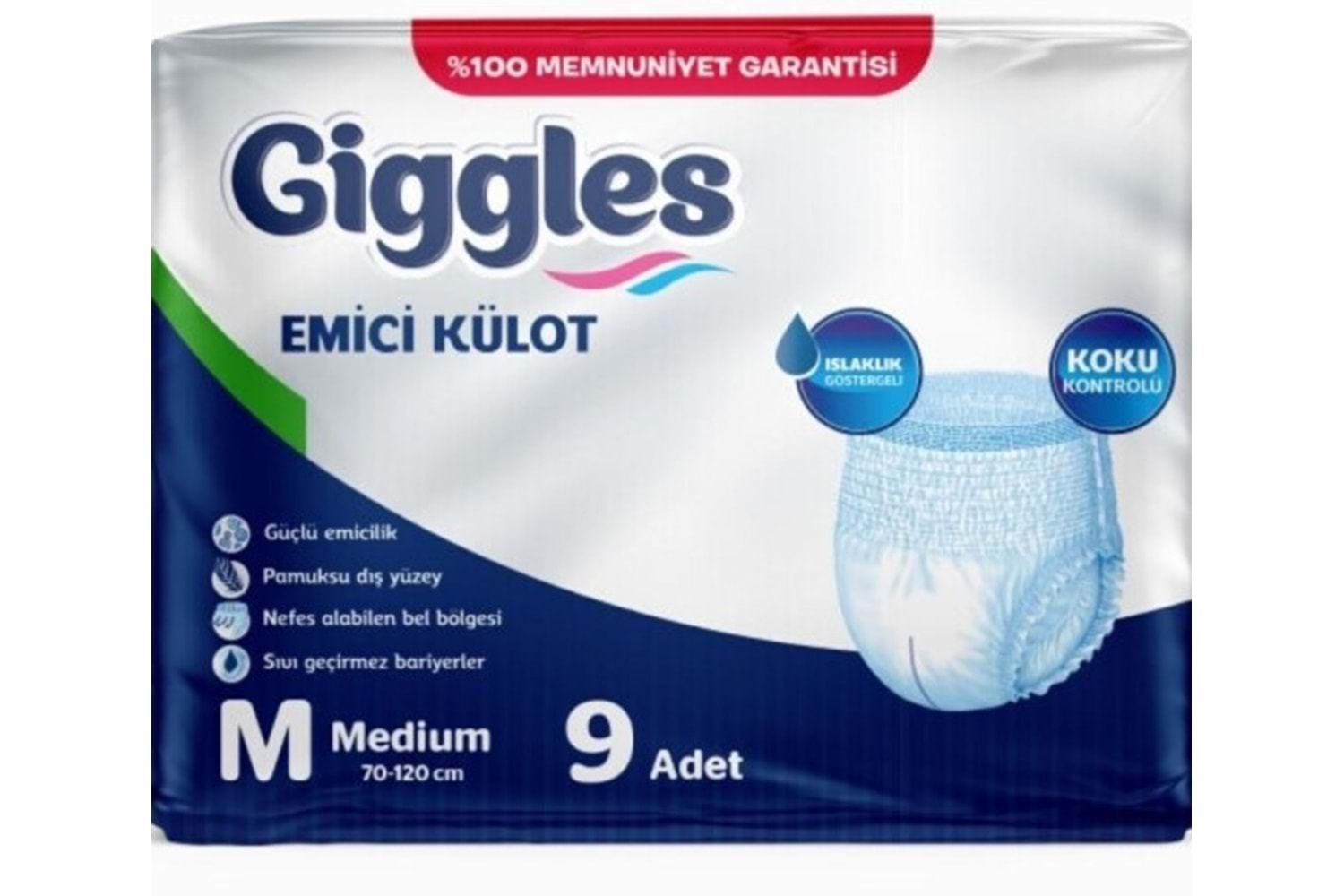 Giggles Hasta Bezi Külot Medium 9 Adet