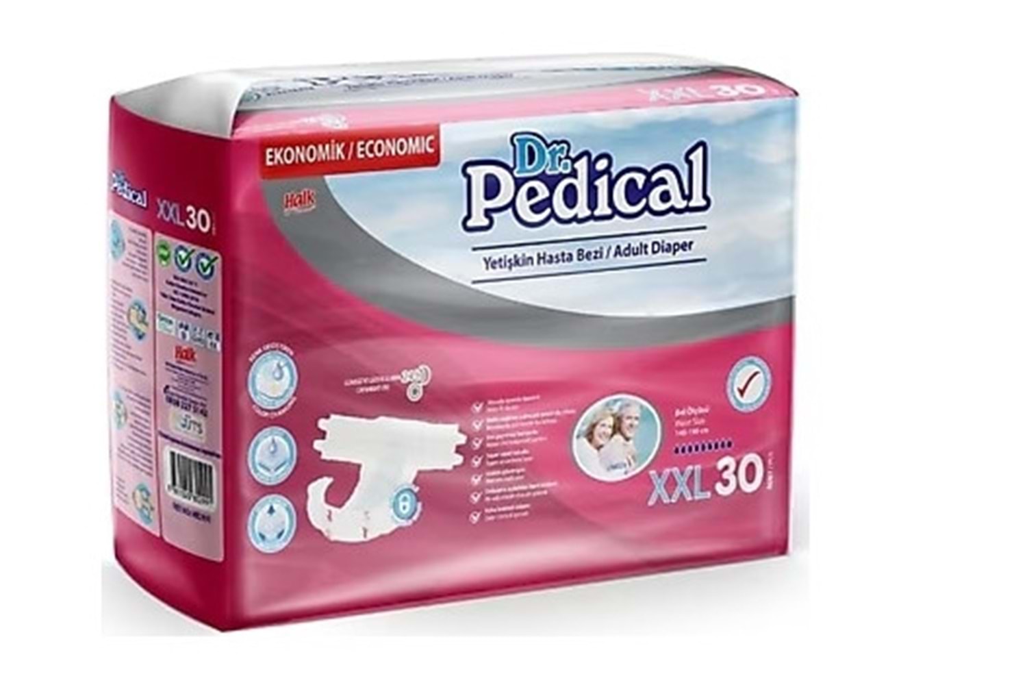Dr. Pedical Hasta Bezi Bağlamalı XXLarge 30 Adet