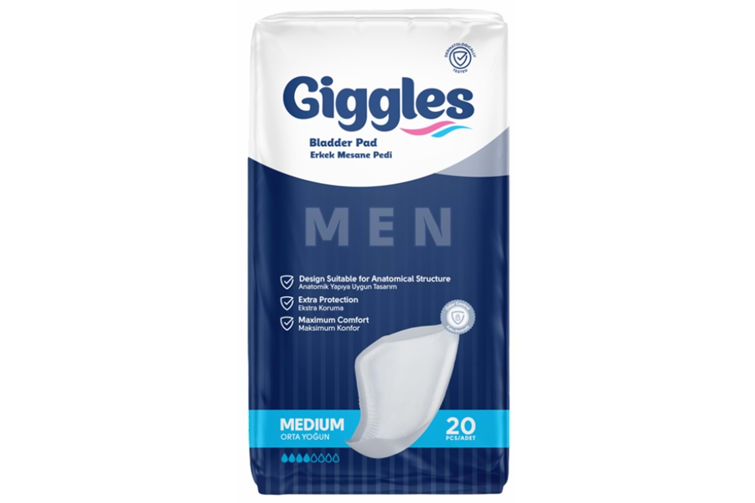 Giggles Erkek Mesane Pedi 20 Adet