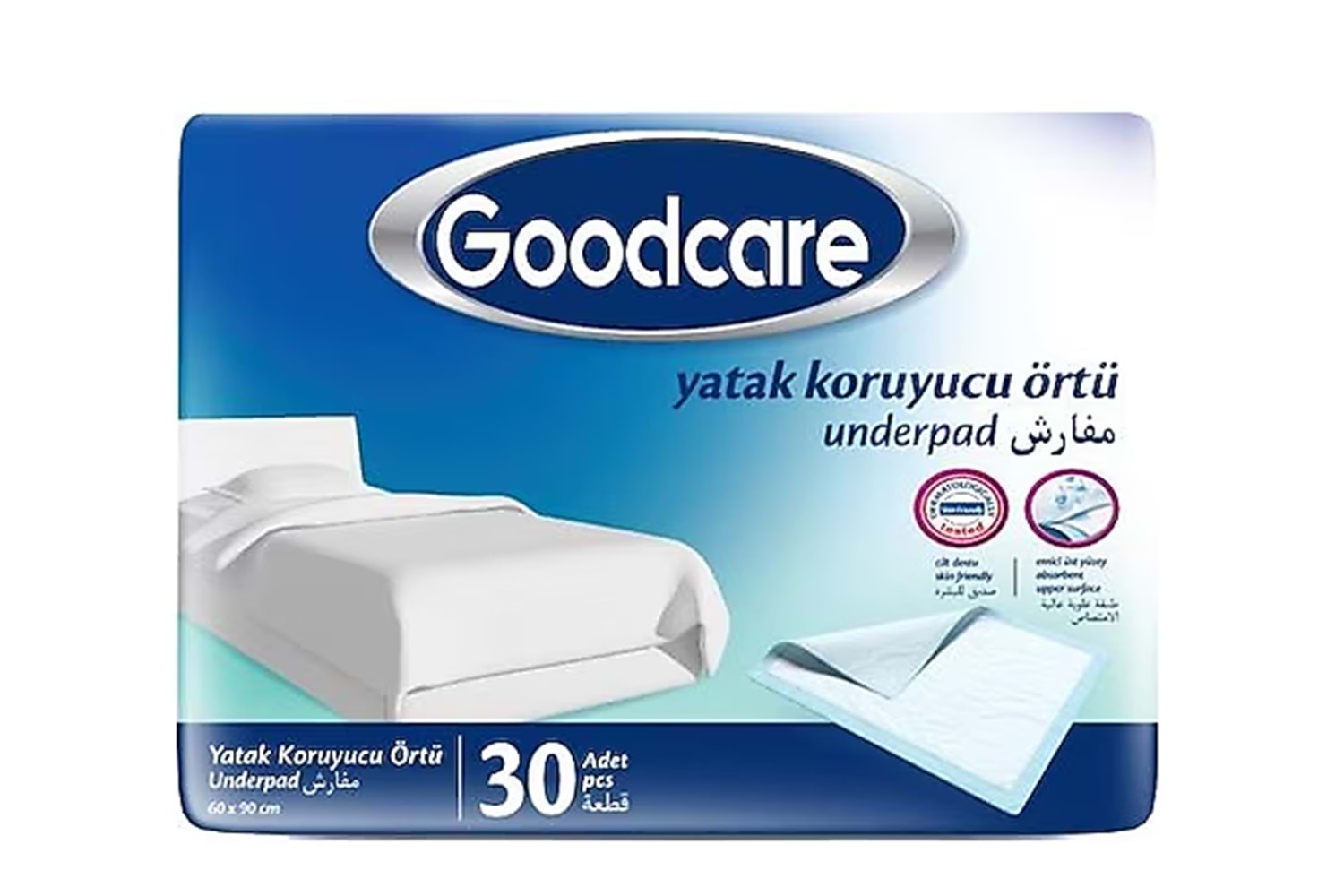Goodcare Yatak Koruyucu 60x90 30 Adet