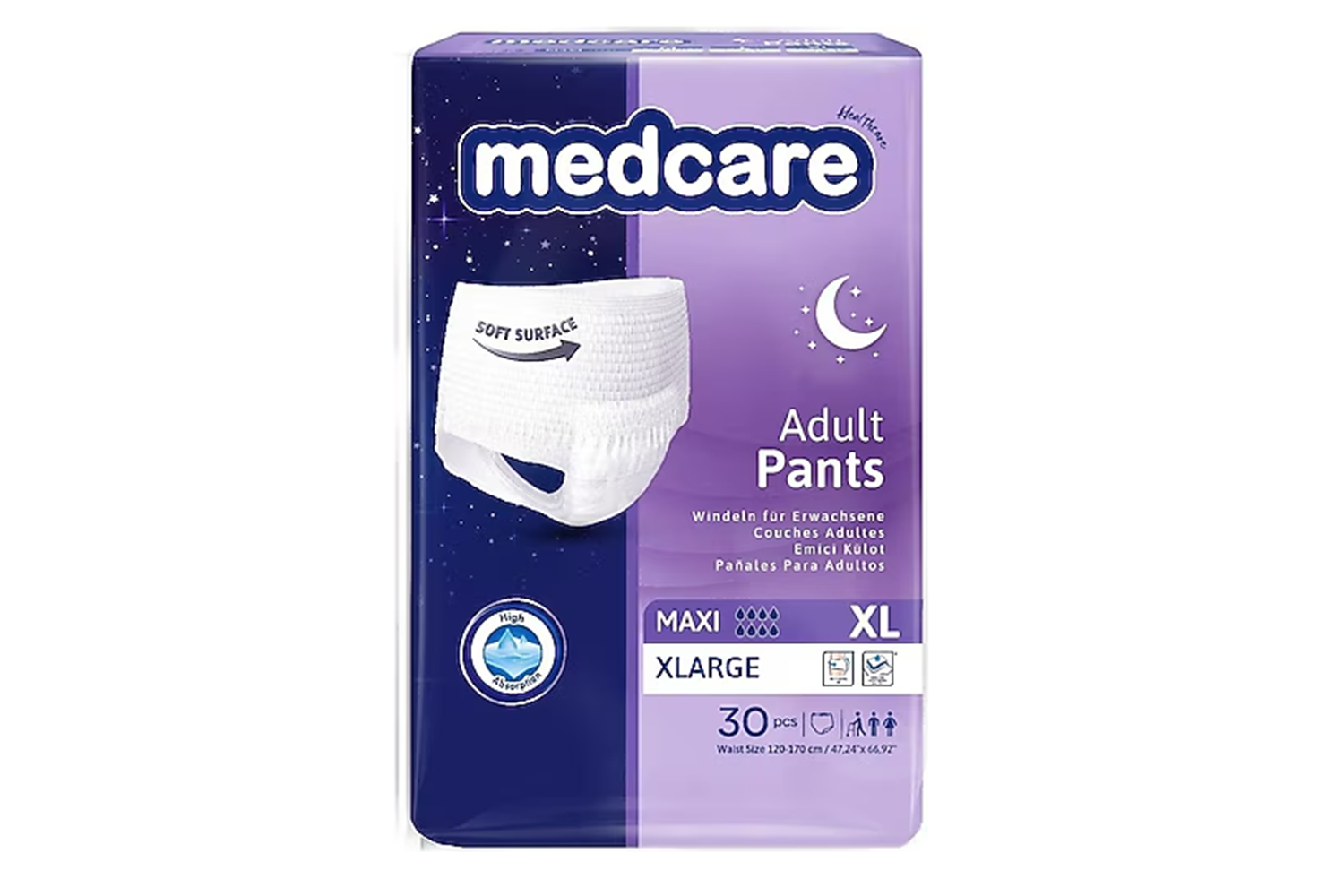 Medcare Hasta Bezi Maxi Külot 30 Adet XLarge