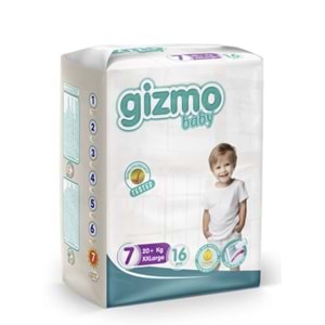 Gizmo Çocuk Bezi Bağlamalı No:7 16 Adet