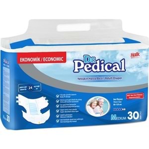 Dr. Pedical Hasta Bezi Bağlamalı Medium 30 Adet