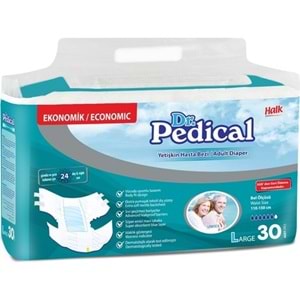 Dr. Pedical Hasta Bezi Bağlamalı Large 30 Adet