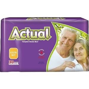 Actual Hasta Bezi Bağlamalı 30 Adet Small