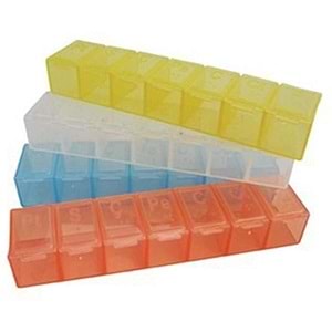 Dr. Plus İlaç Taşıma Kutusu Haftalık Şeffaf